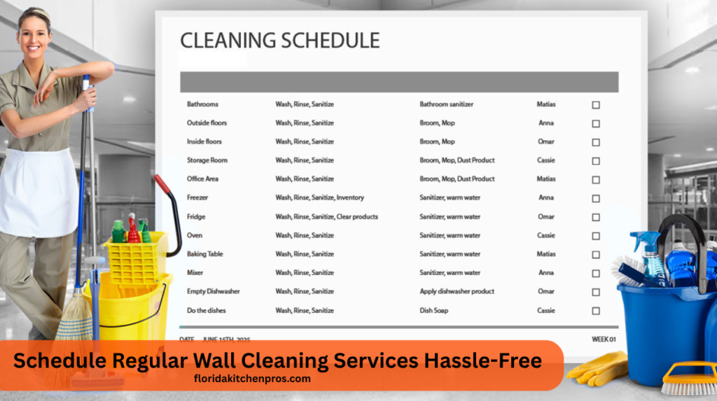 Schedule Regular Wall Cleaning Services Hassle-Free